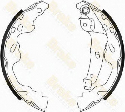 BRAKE ENGINEERING sh2546 -  Комплект тормозных колодок